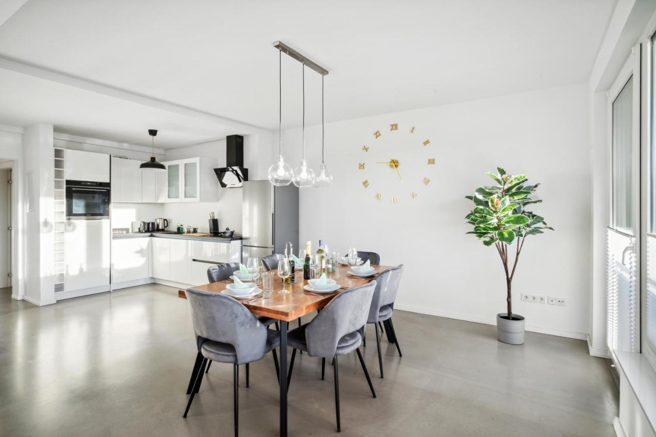 Design-Apartment - Bochum Zentrum - 2 Balkons - 118M2 - Netflix Kültér fotó