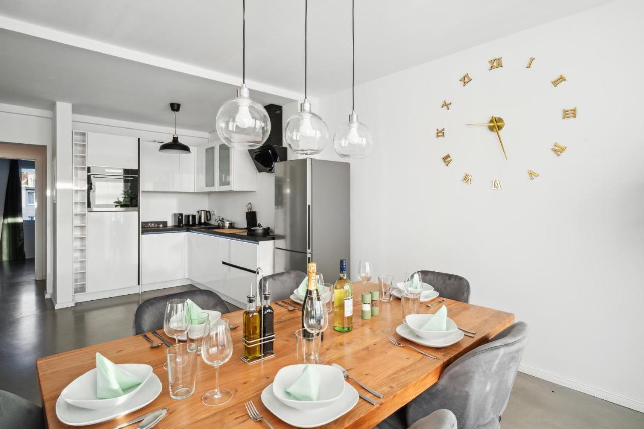 Design-Apartment - Bochum Zentrum - 2 Balkons - 118M2 - Netflix Kültér fotó