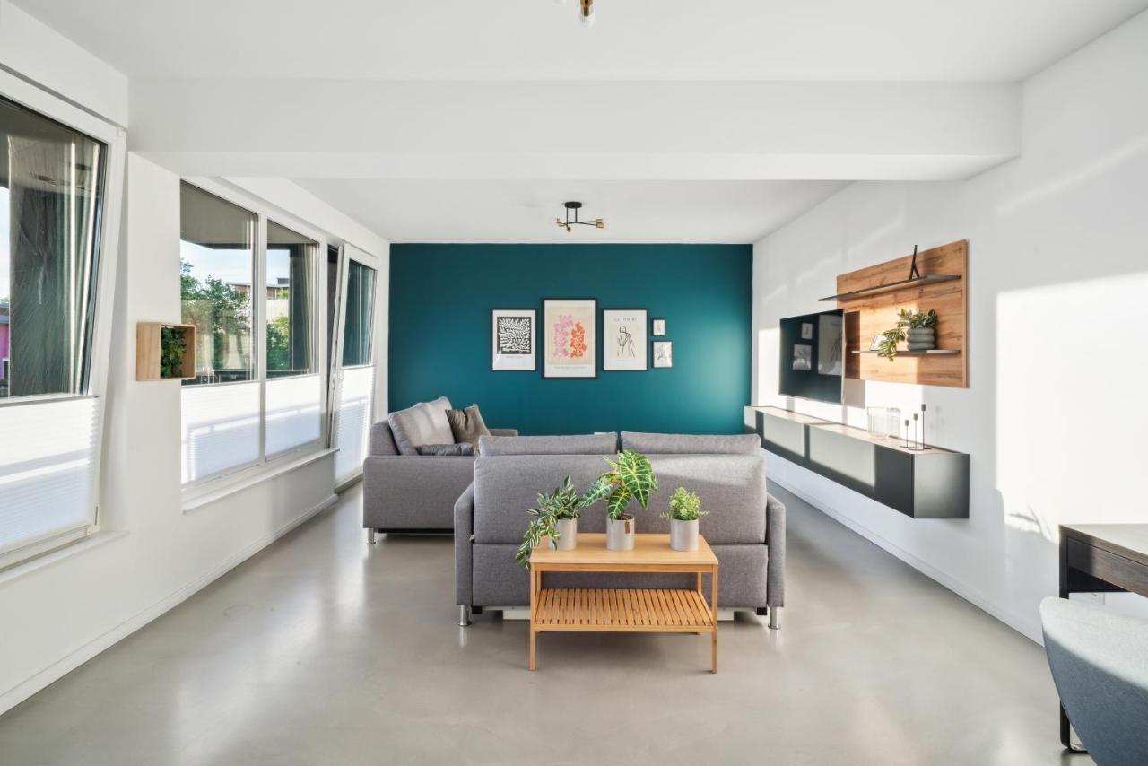 Design-Apartment - Bochum Zentrum - 2 Balkons - 118M2 - Netflix Kültér fotó