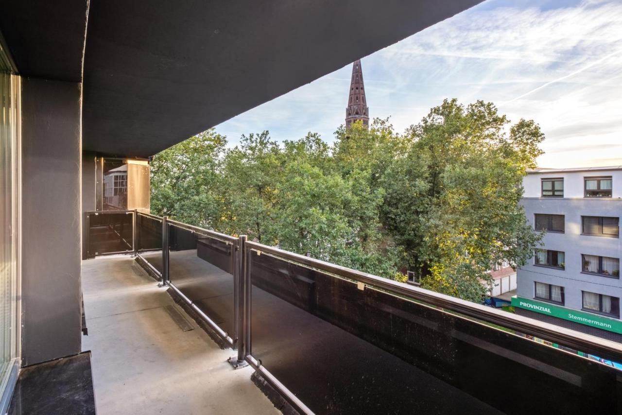 Design-Apartment - Bochum Zentrum - 2 Balkons - 118M2 - Netflix Kültér fotó